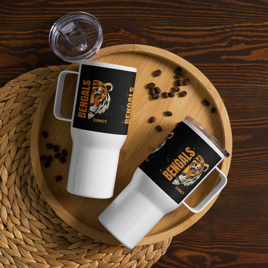 Bengal Travel mug with a handle